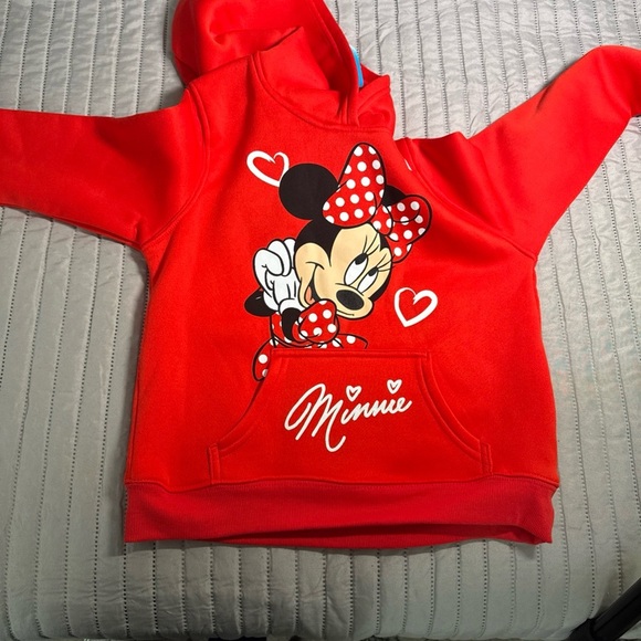 NWT Disney Minnie Mouse pullover girls red sweater size 10/12 - Picture 8 of 8